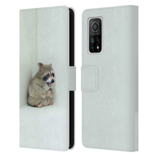 Pixelmated Animals Surreal Wildlife Hamster Raccoon Leather Book Wallet Case Cover For Xiaomi Mi 10T 5G