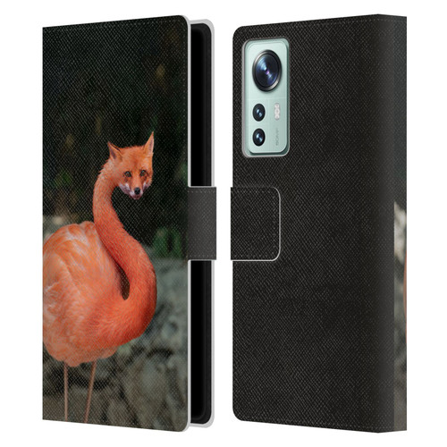 Pixelmated Animals Surreal Wildlife Foxmingo Leather Book Wallet Case Cover For Xiaomi 12
