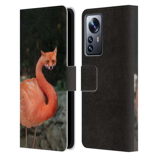 Pixelmated Animals Surreal Wildlife Foxmingo Leather Book Wallet Case Cover For Xiaomi 12 Pro