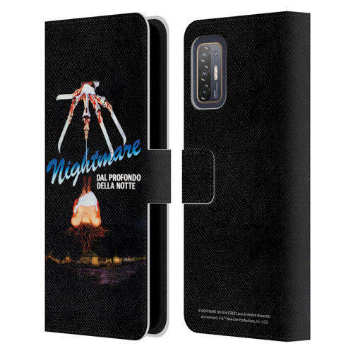 A Nightmare On Elm Street (1984) Graphics Nightmare Leather Book Wallet Case Cover For HTC Desire 21 Pro 5G