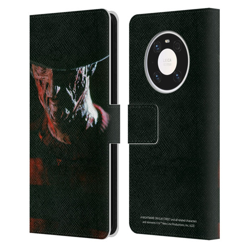 A Nightmare On Elm Street (1984) Graphics Freddy Leather Book Wallet Case Cover For Huawei Mate 40 Pro 5G