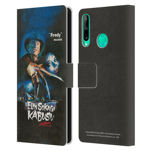 A Nightmare On Elm Street (1984) Graphics Elm Sokagi Leather Book Wallet Case Cover For Huawei P40 lite E