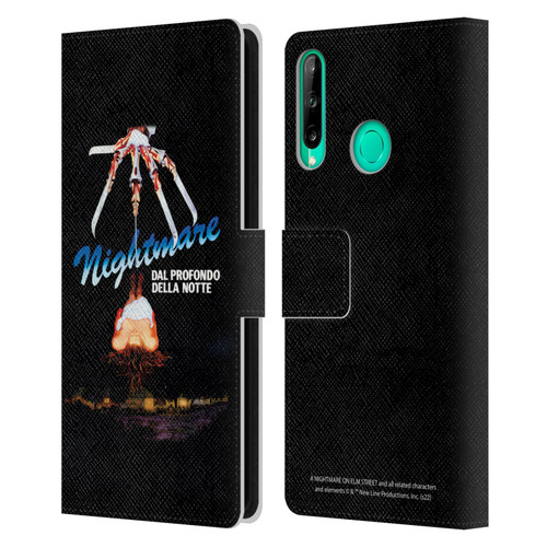 A Nightmare On Elm Street (1984) Graphics Nightmare Leather Book Wallet Case Cover For Huawei P40 lite E