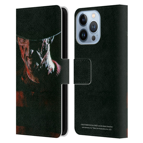 A Nightmare On Elm Street (1984) Graphics Freddy Leather Book Wallet Case Cover For Apple iPhone 13 Pro