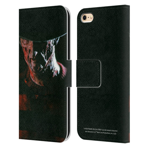 A Nightmare On Elm Street (1984) Graphics Freddy Leather Book Wallet Case Cover For Apple iPhone 6 / iPhone 6s