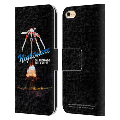 A Nightmare On Elm Street (1984) Graphics Nightmare Leather Book Wallet Case Cover For Apple iPhone 6 / iPhone 6s