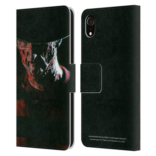 A Nightmare On Elm Street (1984) Graphics Freddy Leather Book Wallet Case Cover For Apple iPhone XR