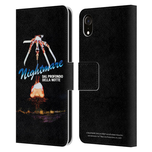 A Nightmare On Elm Street (1984) Graphics Nightmare Leather Book Wallet Case Cover For Apple iPhone XR