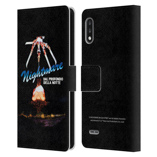 A Nightmare On Elm Street (1984) Graphics Nightmare Leather Book Wallet Case Cover For LG K22