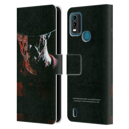 A Nightmare On Elm Street (1984) Graphics Freddy Leather Book Wallet Case Cover For Nokia G11 Plus