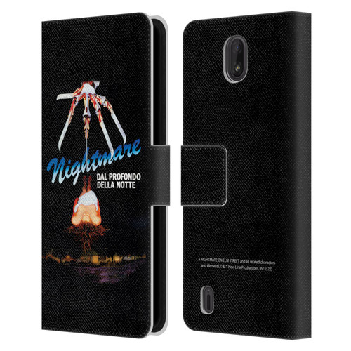 A Nightmare On Elm Street (1984) Graphics Nightmare Leather Book Wallet Case Cover For Nokia C01 Plus/C1 2nd Edition