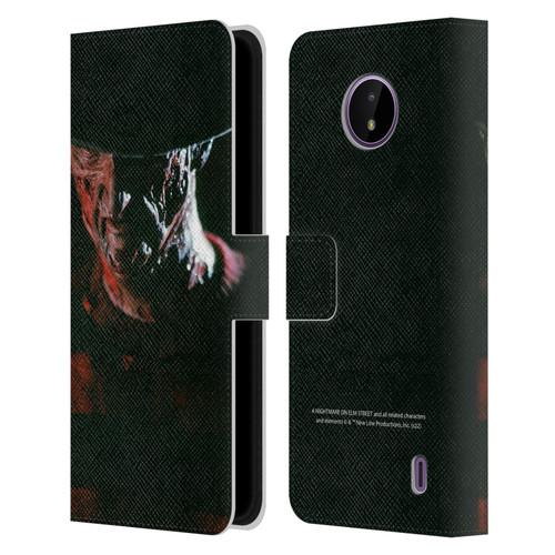 A Nightmare On Elm Street (1984) Graphics Freddy Leather Book Wallet Case Cover For Nokia C10 / C20