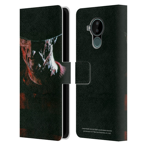 A Nightmare On Elm Street (1984) Graphics Freddy Leather Book Wallet Case Cover For Nokia C30
