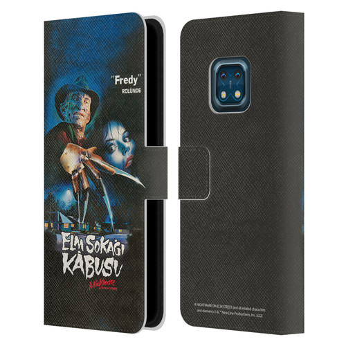 A Nightmare On Elm Street (1984) Graphics Elm Sokagi Leather Book Wallet Case Cover For Nokia XR20