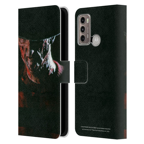 A Nightmare On Elm Street (1984) Graphics Freddy Leather Book Wallet Case Cover For Motorola Moto G60 / Moto G40 Fusion
