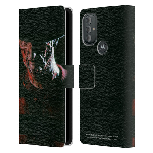 A Nightmare On Elm Street (1984) Graphics Freddy Leather Book Wallet Case Cover For Motorola Moto G10 / Moto G20 / Moto G30