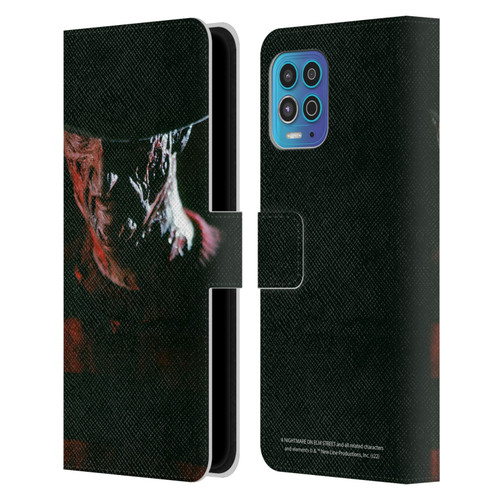 A Nightmare On Elm Street (1984) Graphics Freddy Leather Book Wallet Case Cover For Motorola Moto G100