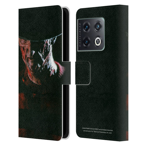 A Nightmare On Elm Street (1984) Graphics Freddy Leather Book Wallet Case Cover For OnePlus 10 Pro