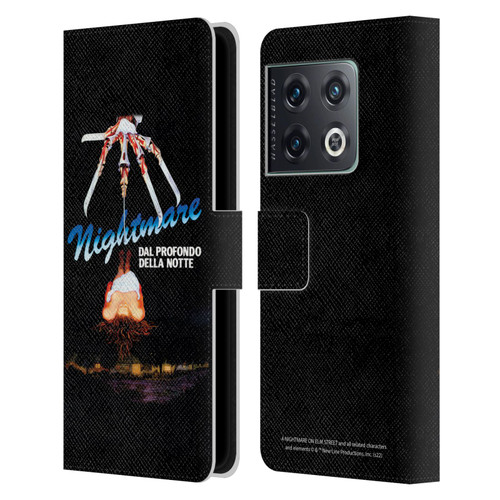 A Nightmare On Elm Street (1984) Graphics Nightmare Leather Book Wallet Case Cover For OnePlus 10 Pro