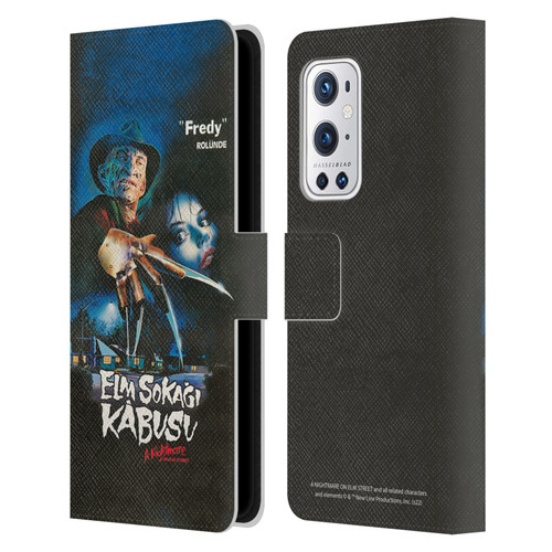 A Nightmare On Elm Street (1984) Graphics Elm Sokagi Leather Book Wallet Case Cover For OnePlus 9 Pro