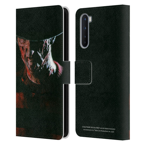 A Nightmare On Elm Street (1984) Graphics Freddy Leather Book Wallet Case Cover For OnePlus Nord 5G