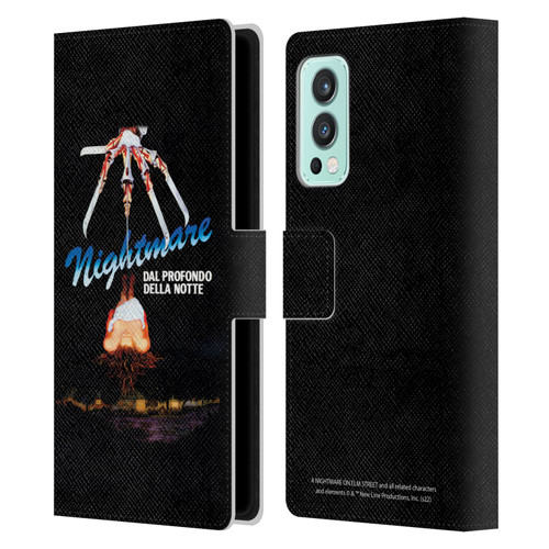 A Nightmare On Elm Street (1984) Graphics Nightmare Leather Book Wallet Case Cover For OnePlus Nord 2 5G