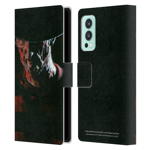 A Nightmare On Elm Street (1984) Graphics Freddy Leather Book Wallet Case Cover For OnePlus Nord 2 5G