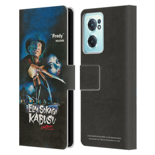 A Nightmare On Elm Street (1984) Graphics Elm Sokagi Leather Book Wallet Case Cover For OnePlus Nord CE 2 5G