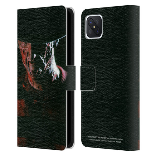A Nightmare On Elm Street (1984) Graphics Freddy Leather Book Wallet Case Cover For OPPO Reno4 Z 5G