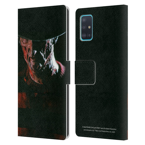 A Nightmare On Elm Street (1984) Graphics Freddy Leather Book Wallet Case Cover For Samsung Galaxy A51 (2019)