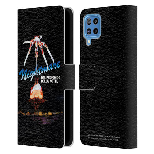 A Nightmare On Elm Street (1984) Graphics Nightmare Leather Book Wallet Case Cover For Samsung Galaxy F22 (2021)