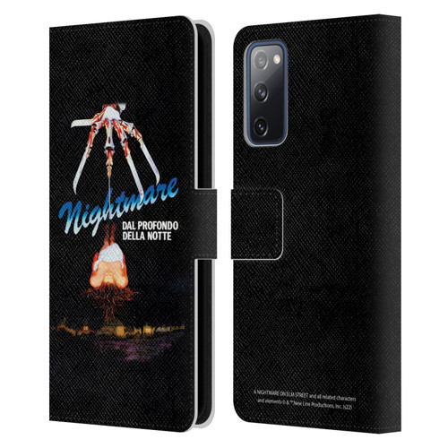 A Nightmare On Elm Street (1984) Graphics Nightmare Leather Book Wallet Case Cover For Samsung Galaxy S20 FE / 5G