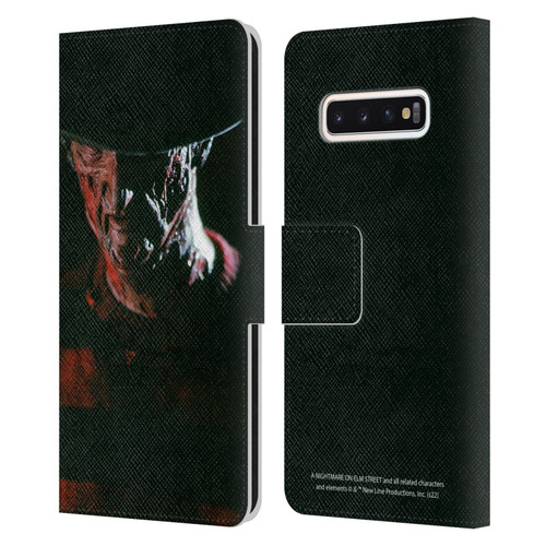 A Nightmare On Elm Street (1984) Graphics Freddy Leather Book Wallet Case Cover For Samsung Galaxy S10