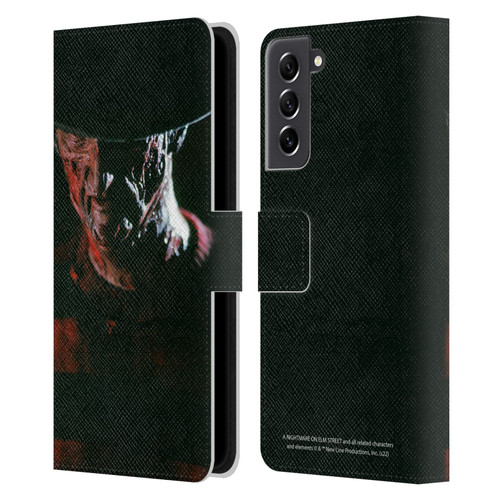A Nightmare On Elm Street (1984) Graphics Freddy Leather Book Wallet Case Cover For Samsung Galaxy S21 FE 5G