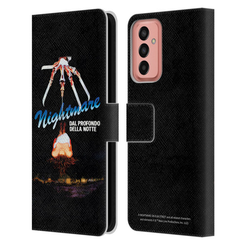 A Nightmare On Elm Street (1984) Graphics Nightmare Leather Book Wallet Case Cover For Samsung Galaxy M13 (2022)
