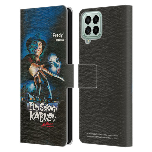A Nightmare On Elm Street (1984) Graphics Elm Sokagi Leather Book Wallet Case Cover For Samsung Galaxy M53 (2022)