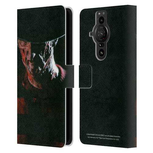 A Nightmare On Elm Street (1984) Graphics Freddy Leather Book Wallet Case Cover For Sony Xperia Pro-I
