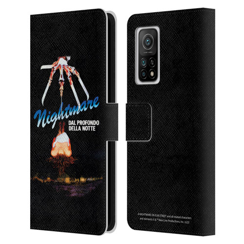 A Nightmare On Elm Street (1984) Graphics Nightmare Leather Book Wallet Case Cover For Xiaomi Mi 10T 5G