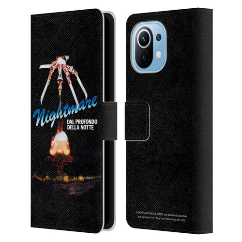 A Nightmare On Elm Street (1984) Graphics Nightmare Leather Book Wallet Case Cover For Xiaomi Mi 11