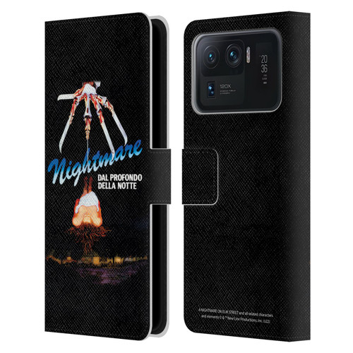 A Nightmare On Elm Street (1984) Graphics Nightmare Leather Book Wallet Case Cover For Xiaomi Mi 11 Ultra