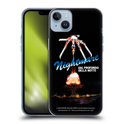 A Nightmare On Elm Street (1984) Graphics Nightmare Soft Gel Case for Apple iPhone 14 Plus