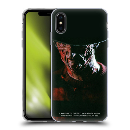 A Nightmare On Elm Street (1984) Graphics Freddy Soft Gel Case for Apple iPhone XS Max