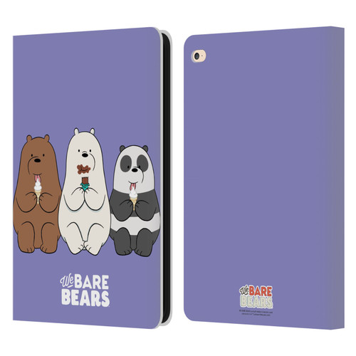 We Bare Bears Character Art Group 2 Leather Book Wallet Case Cover For Apple iPad Air 2 (2014)