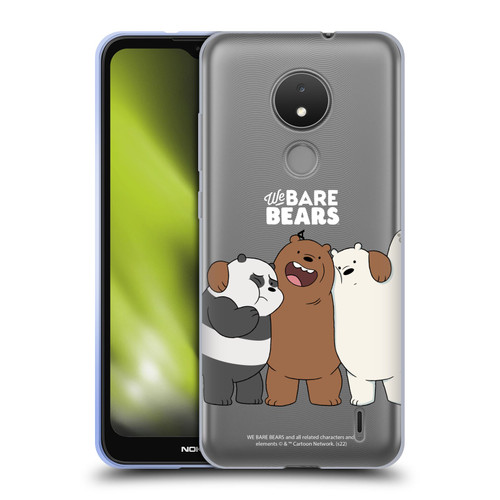 We Bare Bears Character Art Group 1 Soft Gel Case for Nokia C21