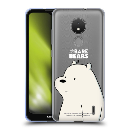 We Bare Bears Character Art Ice Bear Soft Gel Case for Nokia C21