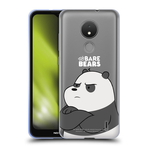 We Bare Bears Character Art Panda Soft Gel Case for Nokia C21