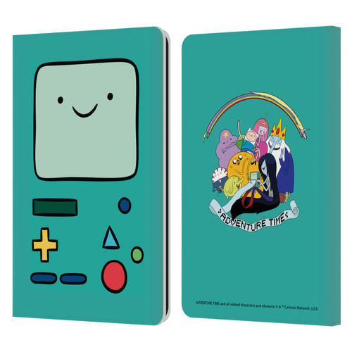 Adventure Time Graphics BMO Leather Book Wallet Case Cover For Amazon Kindle Paperwhite 1 / 2 / 3