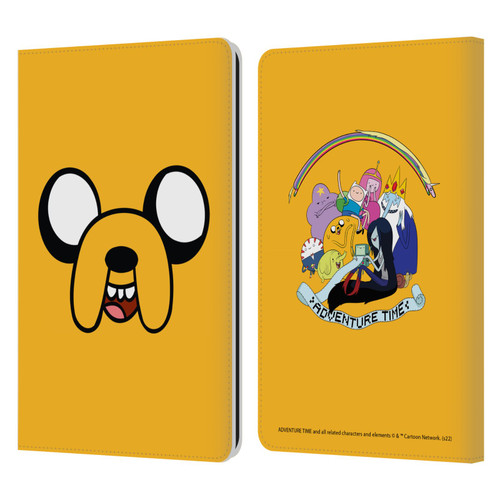 Adventure Time Graphics Jake The Dog Leather Book Wallet Case Cover For Amazon Kindle Paperwhite 1 / 2 / 3