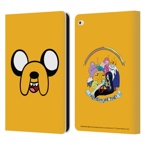 Adventure Time Graphics Jake The Dog Leather Book Wallet Case Cover For Apple iPad Air 2 (2014)