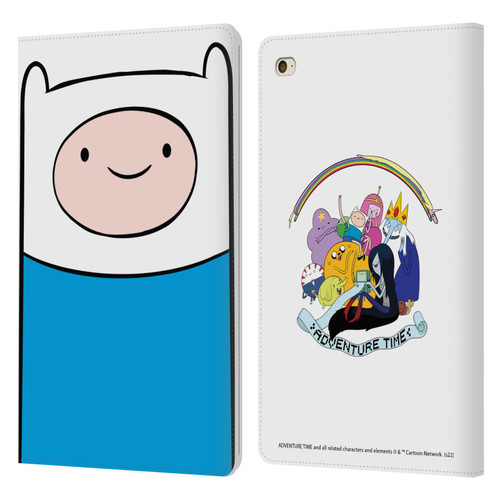 Adventure Time Graphics Finn The Human Leather Book Wallet Case Cover For Apple iPad mini 4